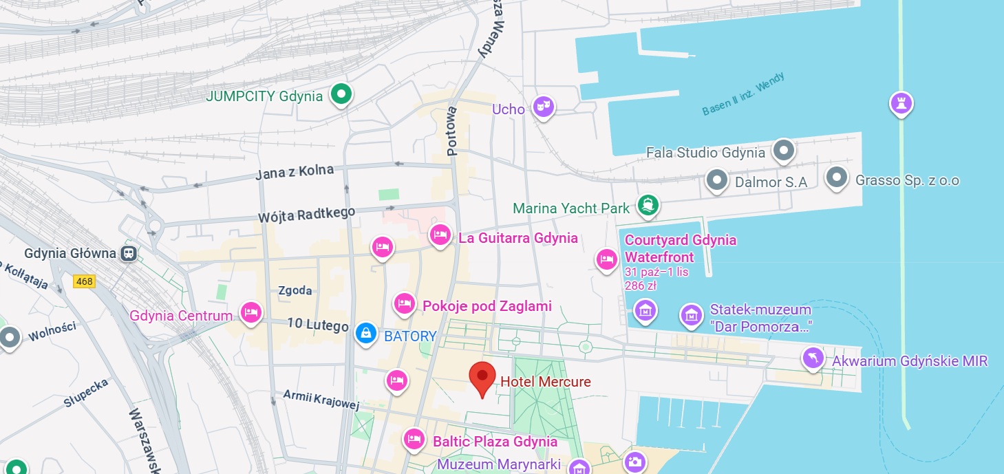 Mercure Gdynia Mapa
